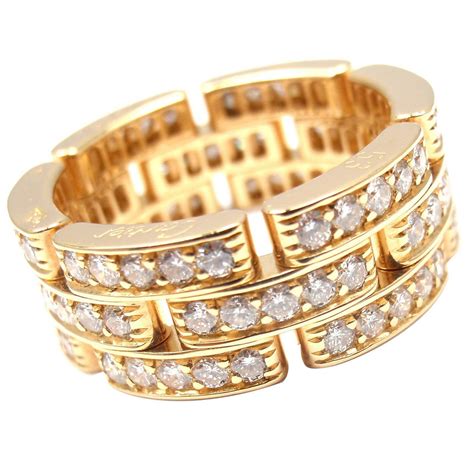 cartier panthere maillon ring|panther diamond ring.